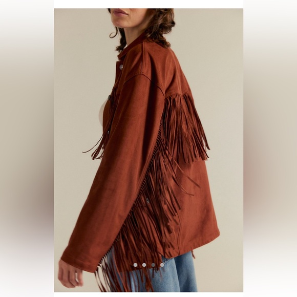 NWT Free People Suede Jacket XS - Picture 3 of 9